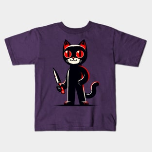 Killer cat Kids T-Shirt